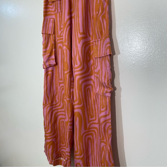 UO Purple Sophie Printed Pull On Pants size XS - Picture 9 of 12